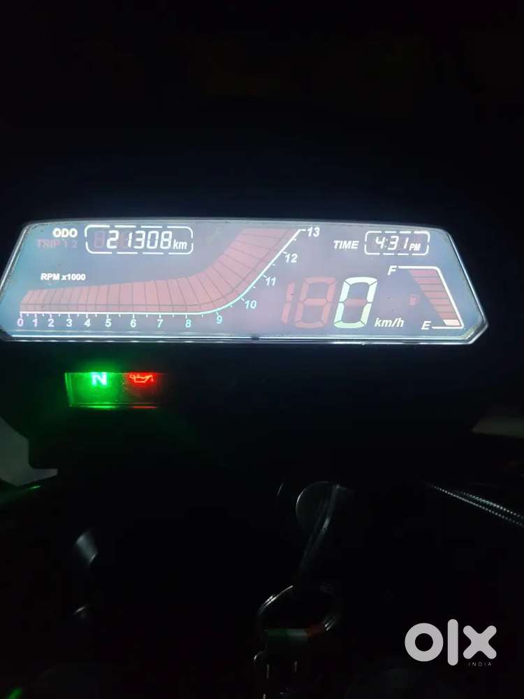 Matte black Dominar 400 ,Single hand