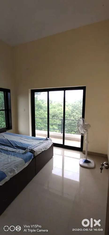 Available well-maintained 2BHK Furnished flat at Mapusa court 76lacs