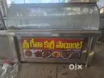 Curry point counter with heater and 12 containers