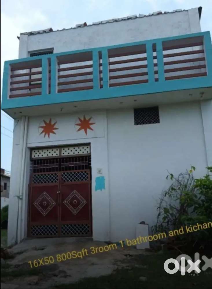 Plot 16*50 800Sqft 3Room 1bath.1Kichan only thirty six lakh