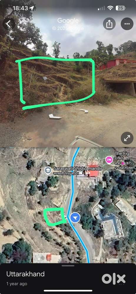 RARE COMMERICAL PLOT IN NAINITAL MUKTESHWAR