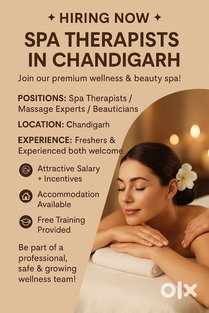 Female for spa centre