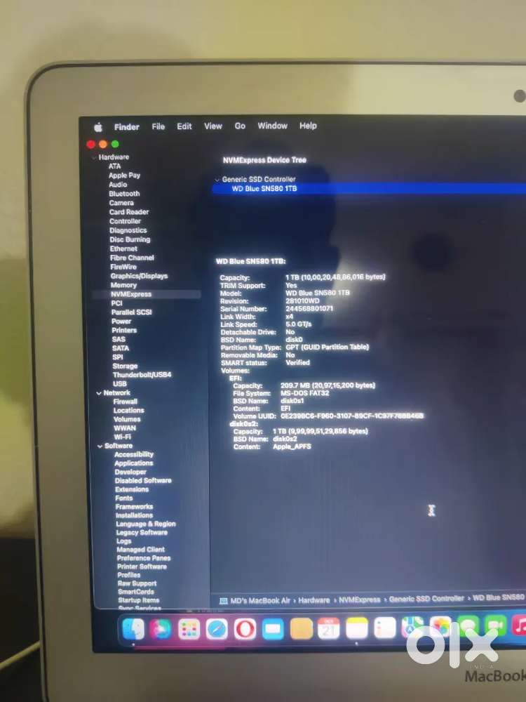 Apple MacBook Air (13-inch, 2017)  i58GB RAMSSDExcellent Condition