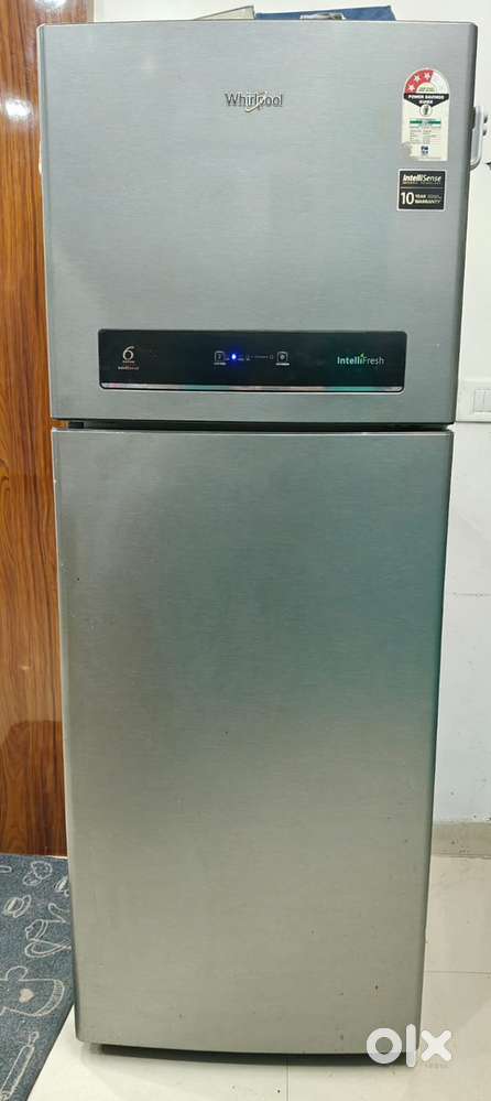 Whirpool double door fridge 340lts