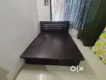 Queen Size Hydraulic Storage Bed Good Condition