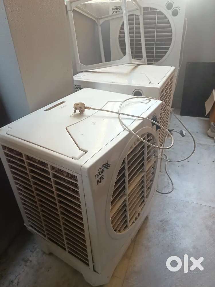 Three Air Coolers(two 40 litres and one 70 litres )