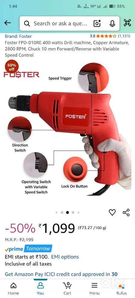 Drill machine brand new