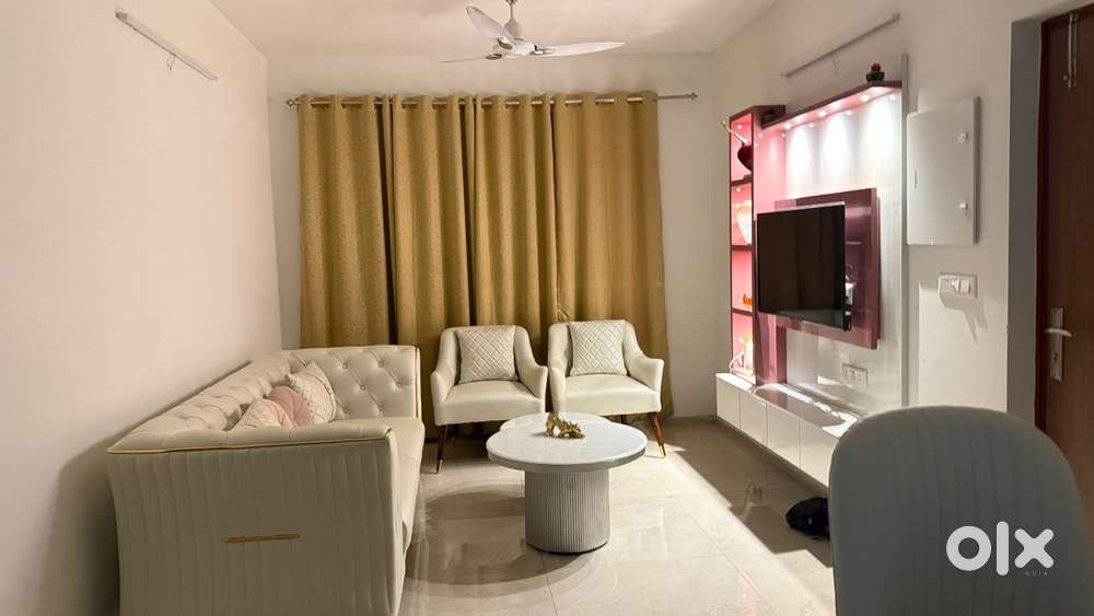 Sofa set with sofa chairs and centre table