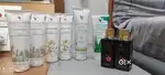 Face wash, moisturizer, scrub, oil