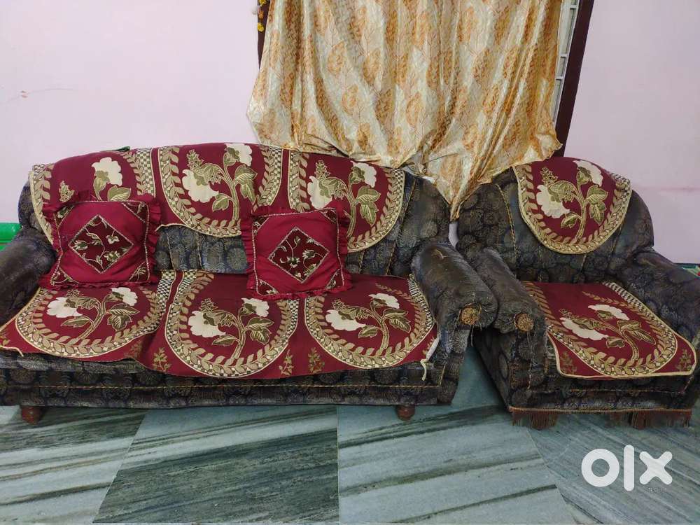 Brown colour sofa set