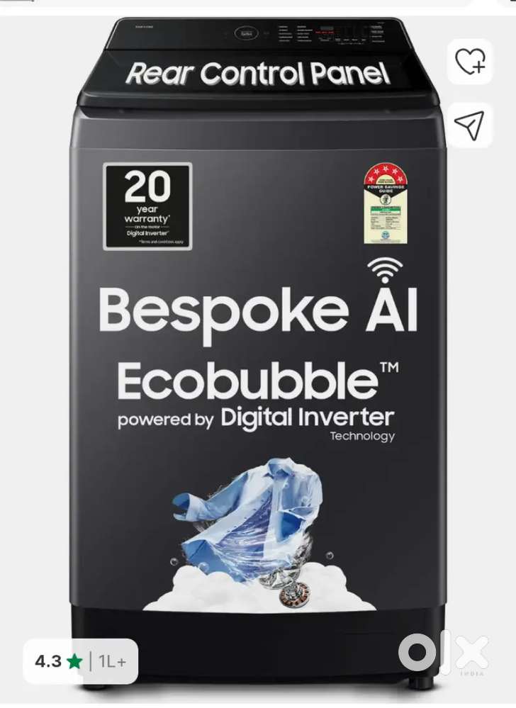 Fully automatic washing machine top loaded samsung