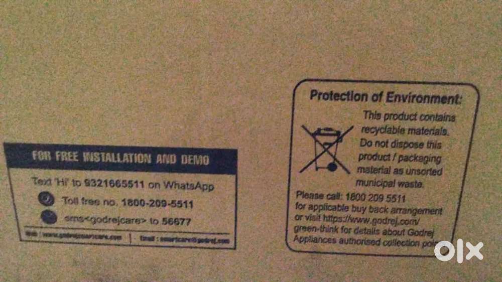 New goodrej washing machine