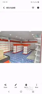 Fully furnished with AC,stand fridge, Deep freezer,complete steel rack