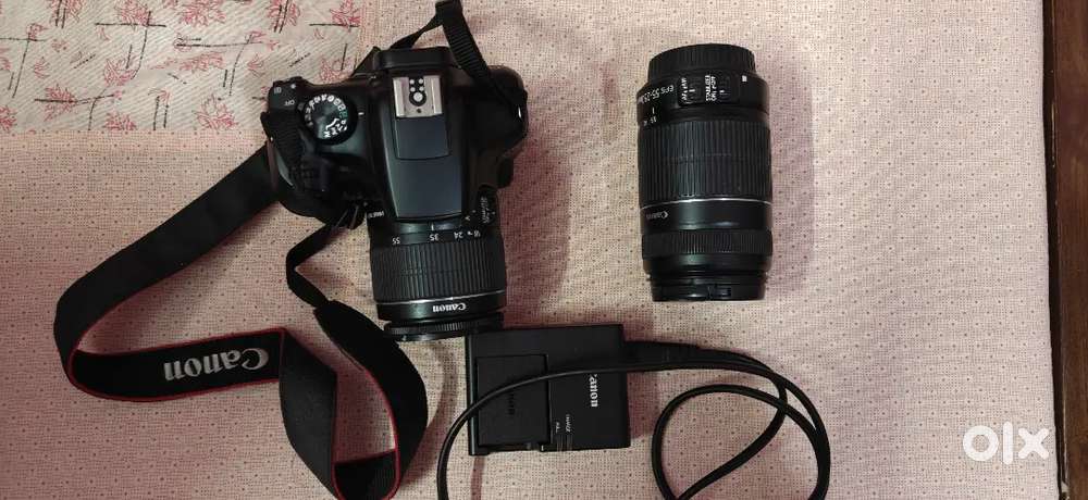 Canon EOS 1300D With 55-250 Lens.