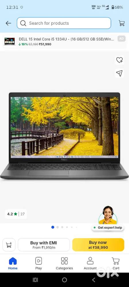 Dell brand new laptops