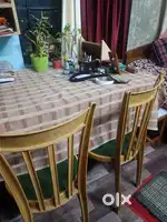 Dinner table 6 seater  alongwith 6 chair