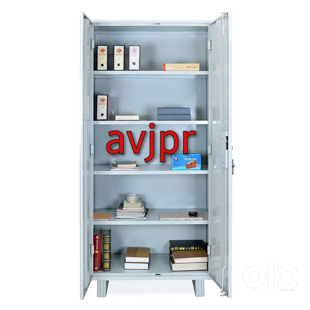 New Full Size 6 feet Office Almirah Storage Cabinet hostel almari