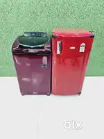 #$¥ I'dSJ991 Whirlpool single door fridge & whirlpool top load W/M.