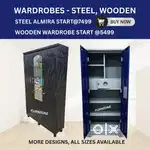 Cute Model Wooden Wardrobes Sales, Steel Almirah Berow rack sales
