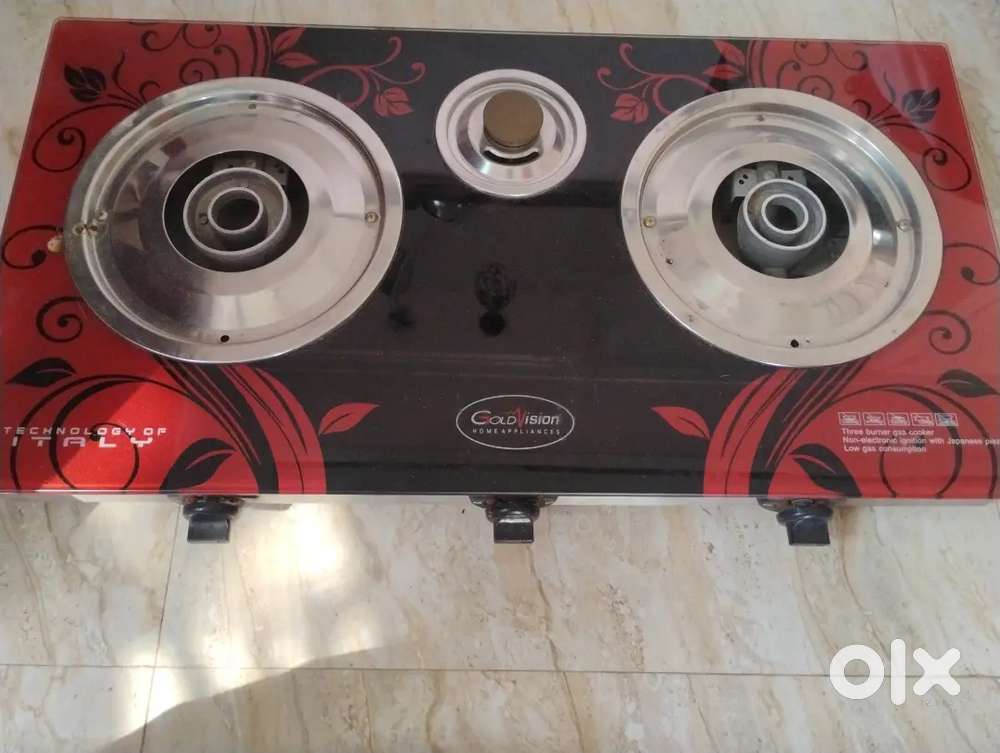 New gas stove 3 burners