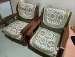 Two Wooden Sofa - Single Seater