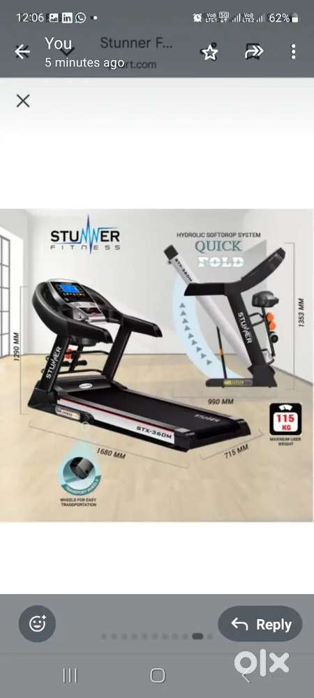 Treadmill for sale STX 360