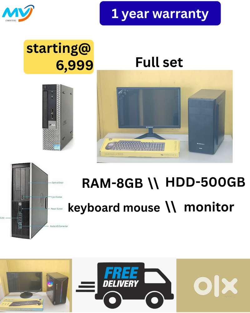All Basic Software Loaded  Branded CPU - new Process