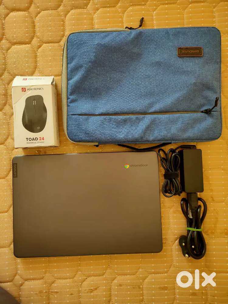 Lenevo chromebook 14e Gen 2+laptop bag + platronic mouse