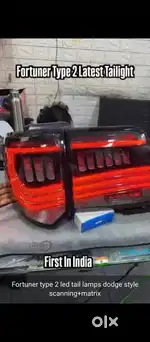 Old fortuner led tail lamps dodge style with scanning