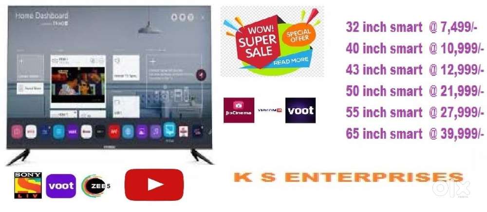 40 INCH SMART LED TV 10,999 /-