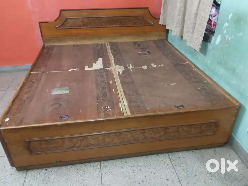 डबल बेड बॉक्स वाला ओके कंडीशन नो प्रॉब्लम