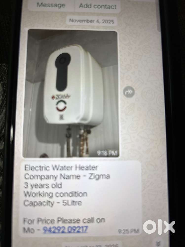 Electric Water Heater Geyser