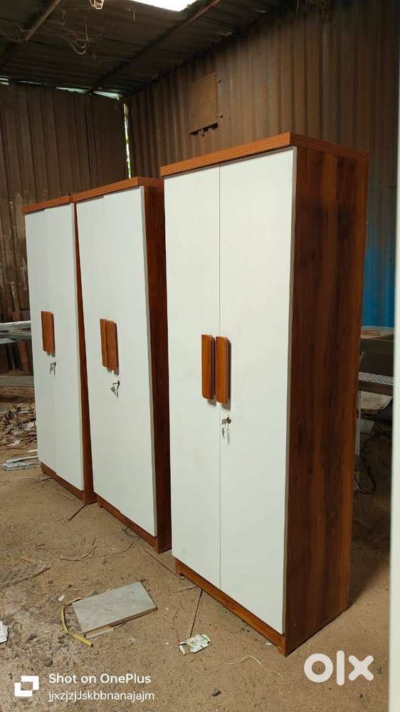 STANDARD 2 DOOR WARDROBE  IN WHITE FINISHED