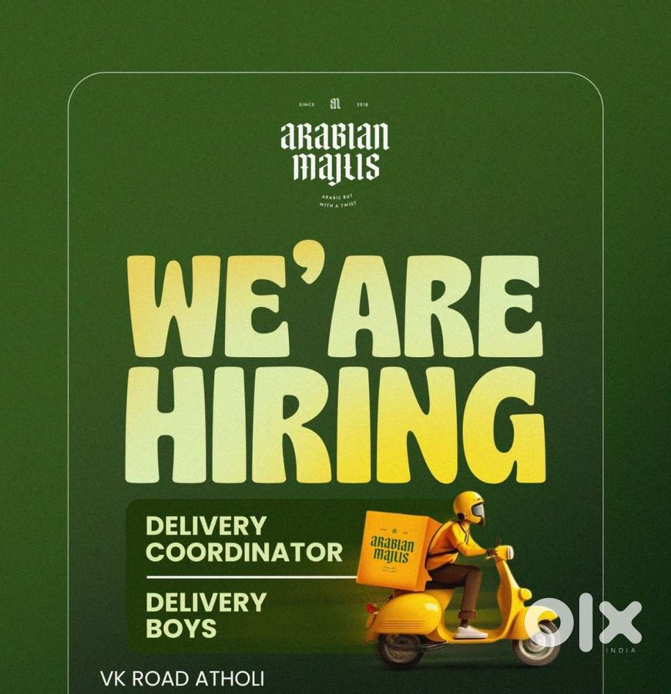 Delivery staff required