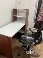 Study Table with 4 Tier Book Shelf