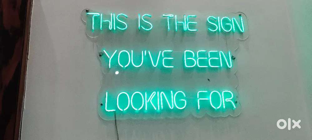Neon light board