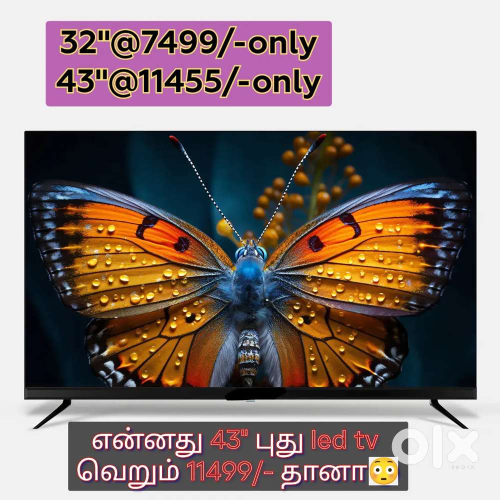 43 inch smart sony assembled led tv @11456