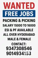 Wanted picker Packer free jobs