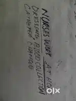 Nursing care, blood collectio, catheter change, dressing