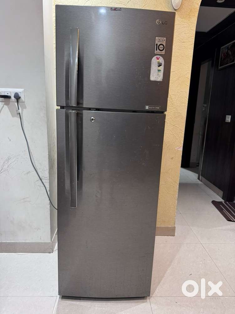 LG double door refrigarator with compressor warrenty till 2028