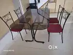 Six seater Dining table with 4 chairs