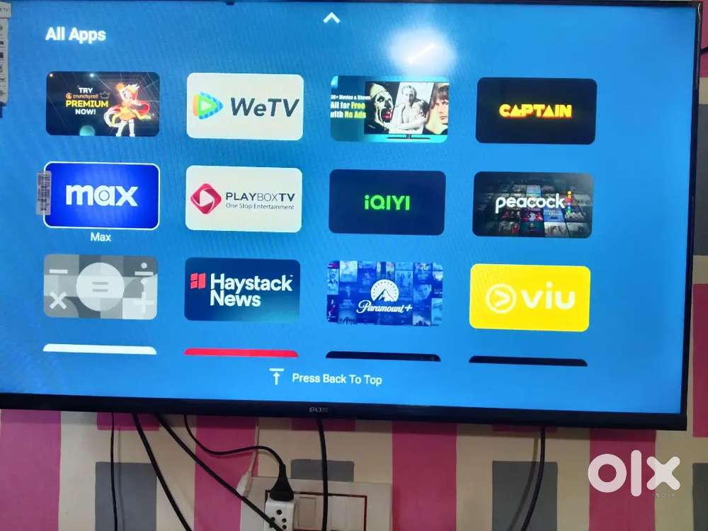 Only Sony panel smart android 43 inches LED TV