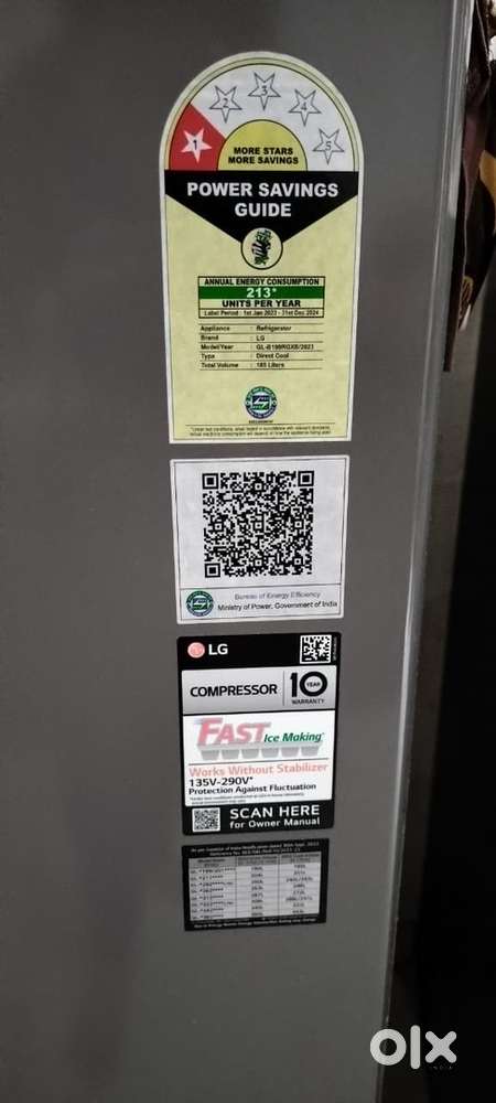 LG Single Door Fridge