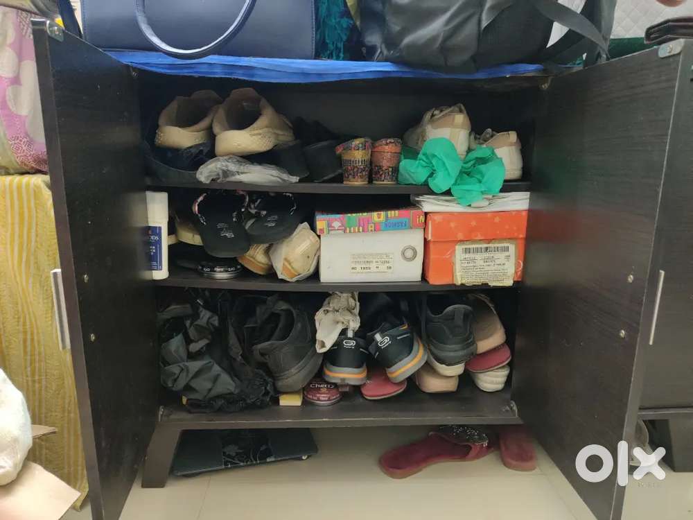 Shoe rack & book stand