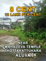 8 Cent Plot for Sale near Aluva Mahadeva Temple