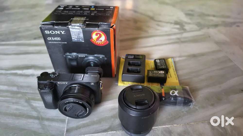 Sony a6400 with 50mm prime lens