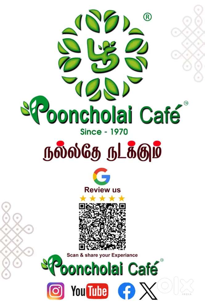 Tea master,samosa and chat master, (dishwash) vessel washing, cashier