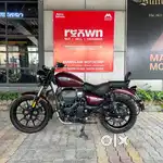 Royal Enfield Meteor 350 (2022) MOdel in Stellar Red with VIP no. 7000
