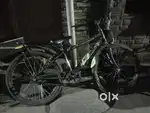 Kids bicycle and street cycle