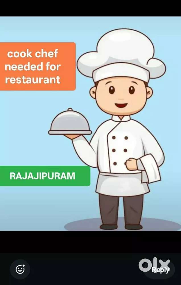 Cook or chef needed for restaurant